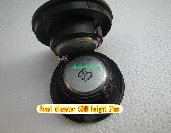 2pcs 52mm 6ohm 10W Silk film Dome tweeter Neodymium Speaker Loudspeaker For JAMO