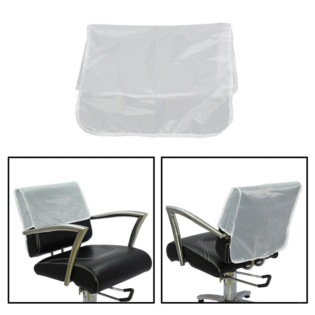 4X Plastic Cover For Back of Chair In Hairdressing Hair Salons 48x43cm White