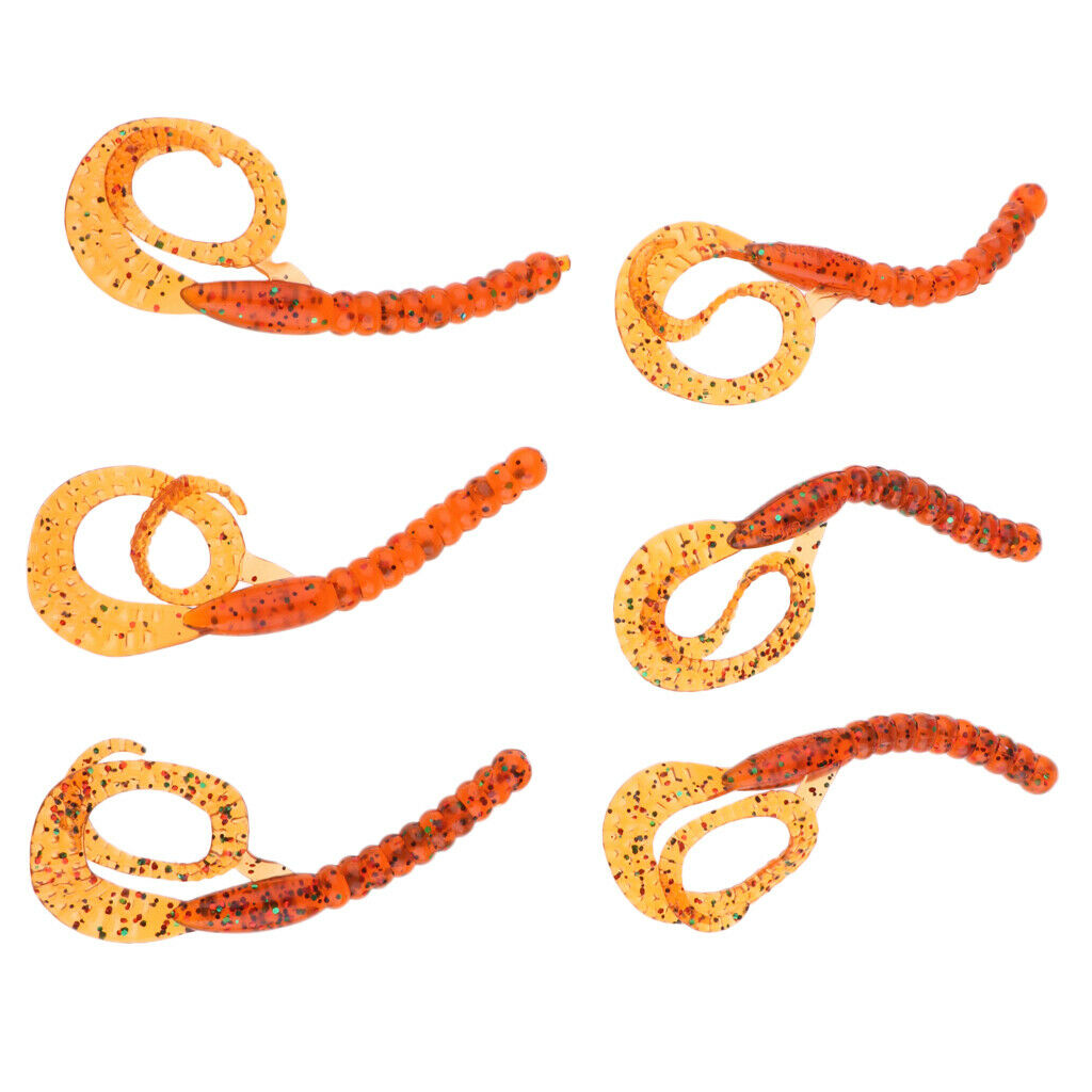 18pcs Earthworm Bait Lure for Sea Fishing