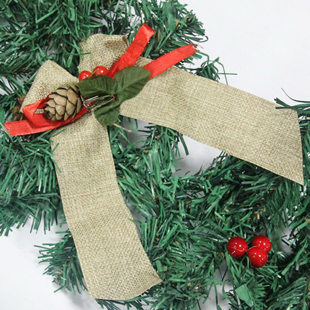 1.8m Christmas Garland with LED Rattan Garland Illuminated Christmas Decoration