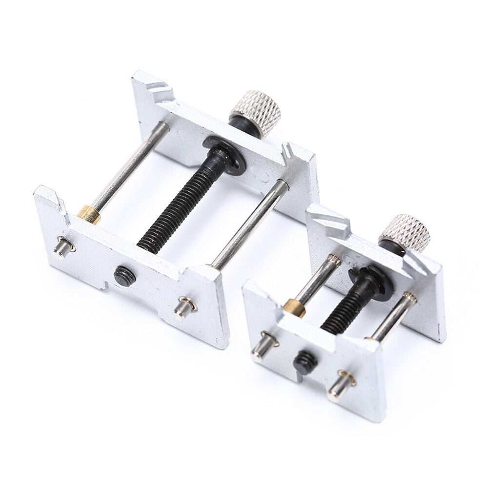 2pcs Watch Case Metal Movement Holder Watchmaker Clamp Repair Tool BDDEAU
