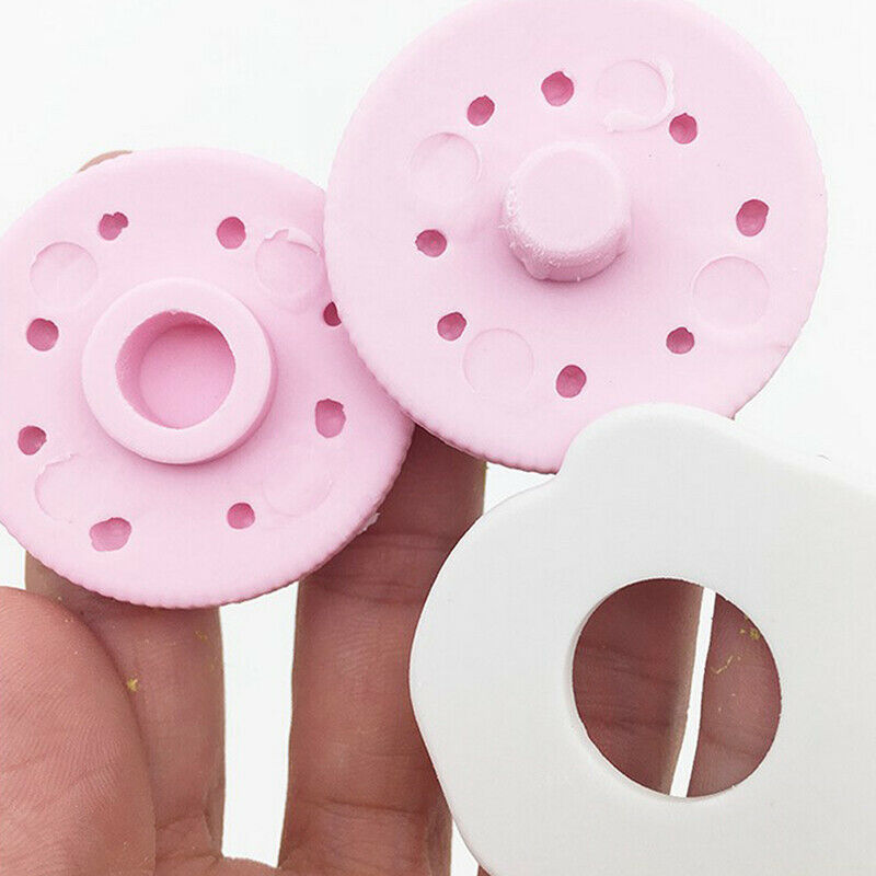 Cute Eraser Biscuit Cookie Modeling School Supplies Pink Blue Black Rubb.l8