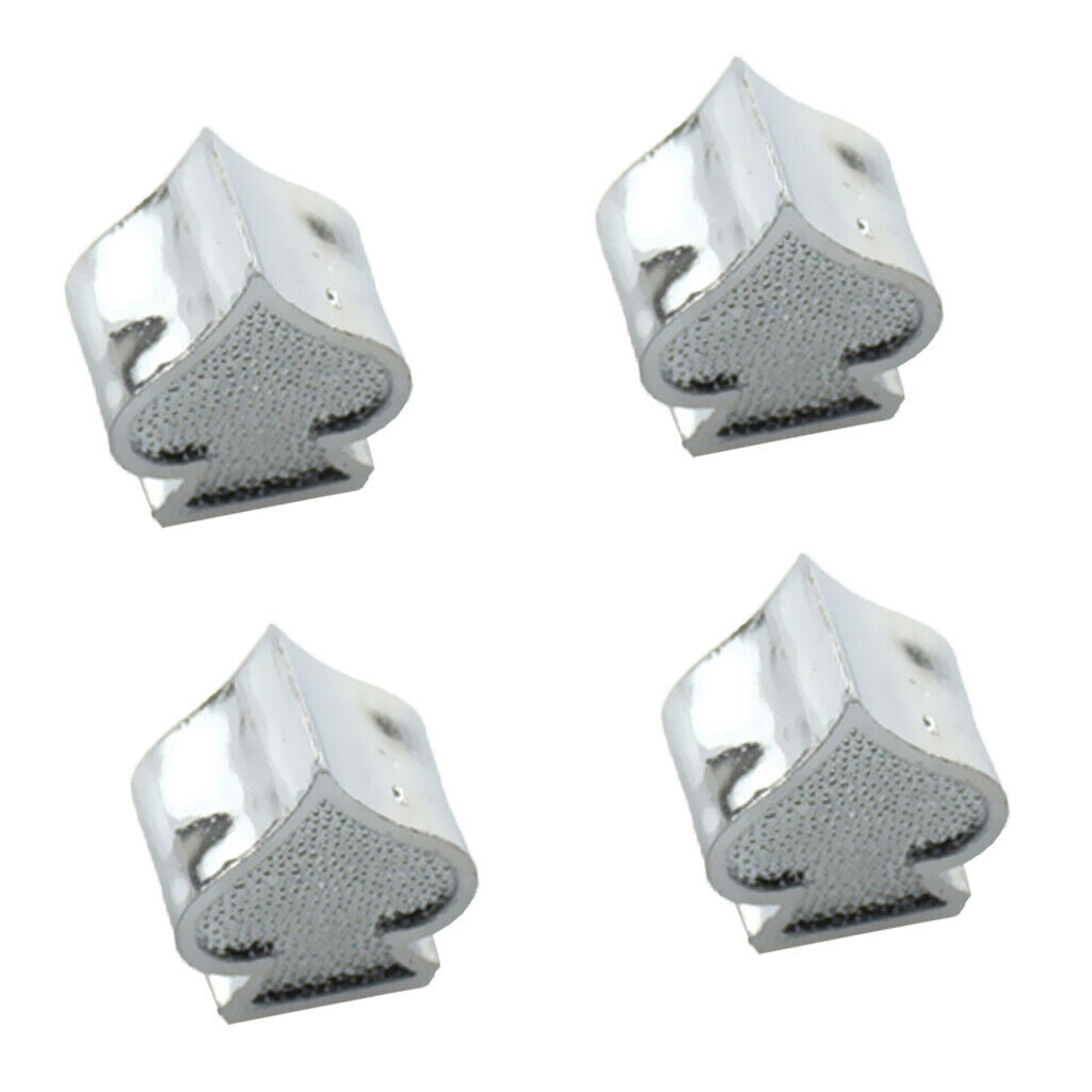 8X Car Custom Ace of Spades Wheel Tire Air Valve Stem Cover Caps Pink Sliver
