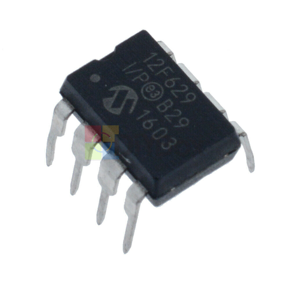 10PCS MCU IC MICROCHIP DIP-8 PIC12F629-I/P 12F629-I/P 12F629 DIY