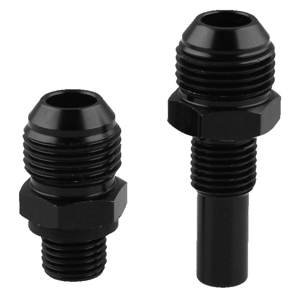 Pair Premium Oil Cooler Adapter for GM 4L80E AN8-1/4NPS Transmission 97-07