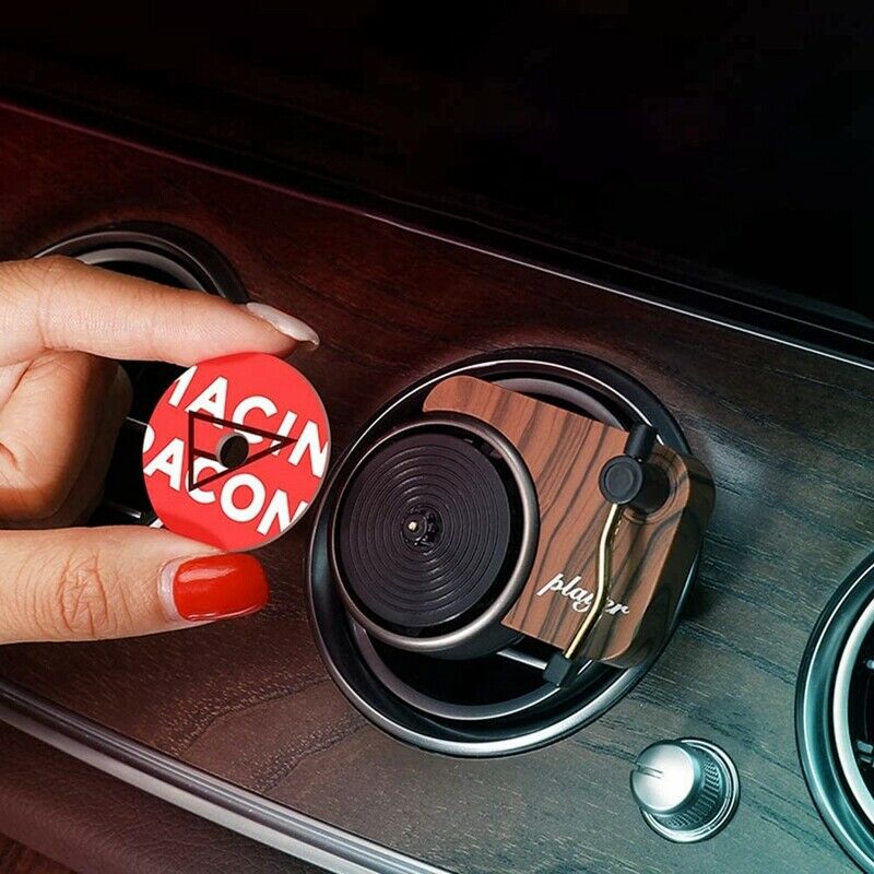 2X(Car Aromatherapy Player Turntable Car Air Freshener Air Outlet AromatherY4Y3)