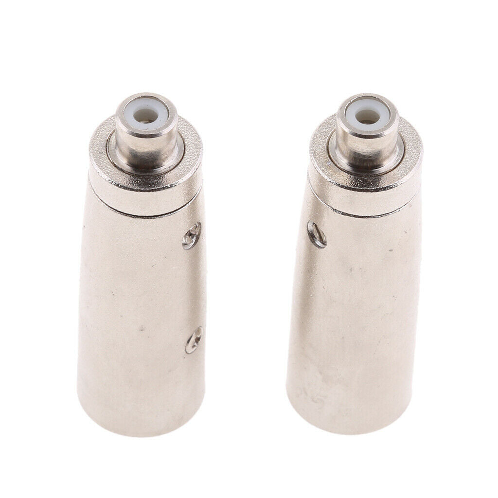 3-Pin XLR Male to RCA Female Plug Audio Cable Microphone Mic Adapter