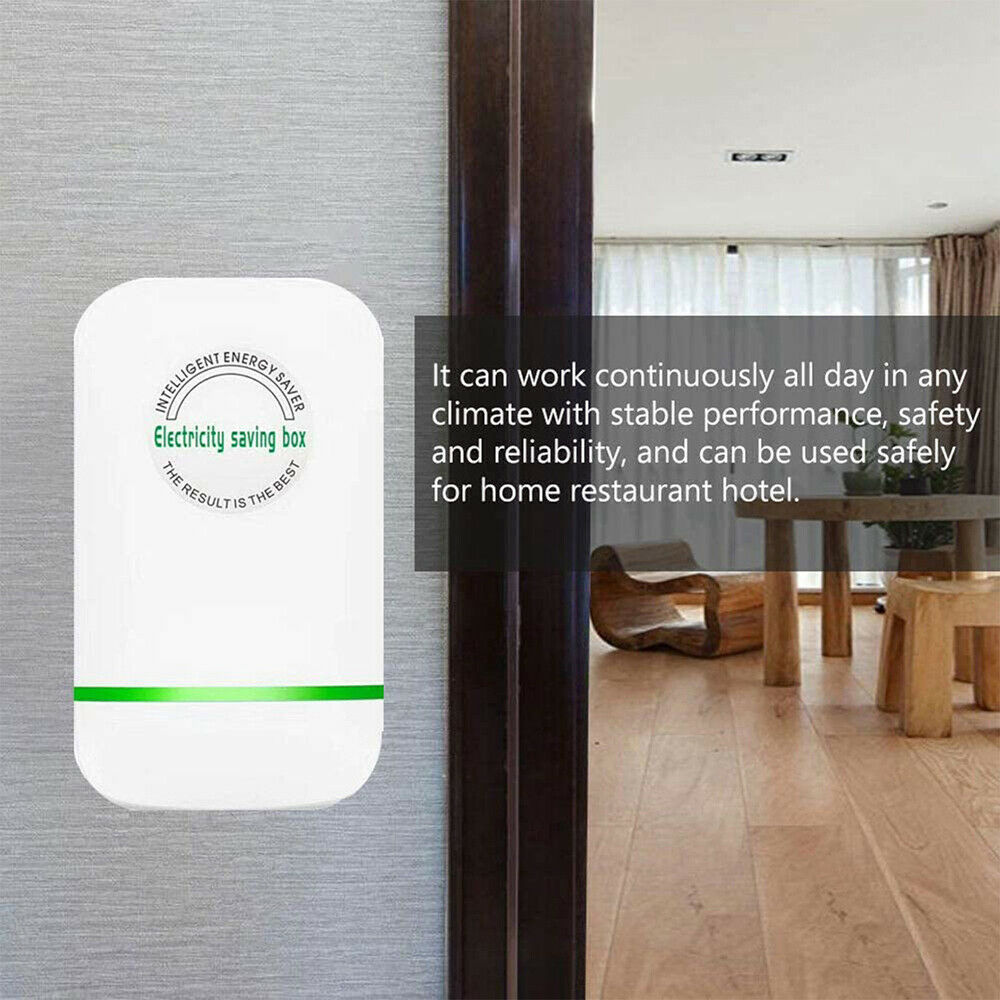 Power Energy Electricity Saving Box Socket Factor Saver Device EU Plug LIN