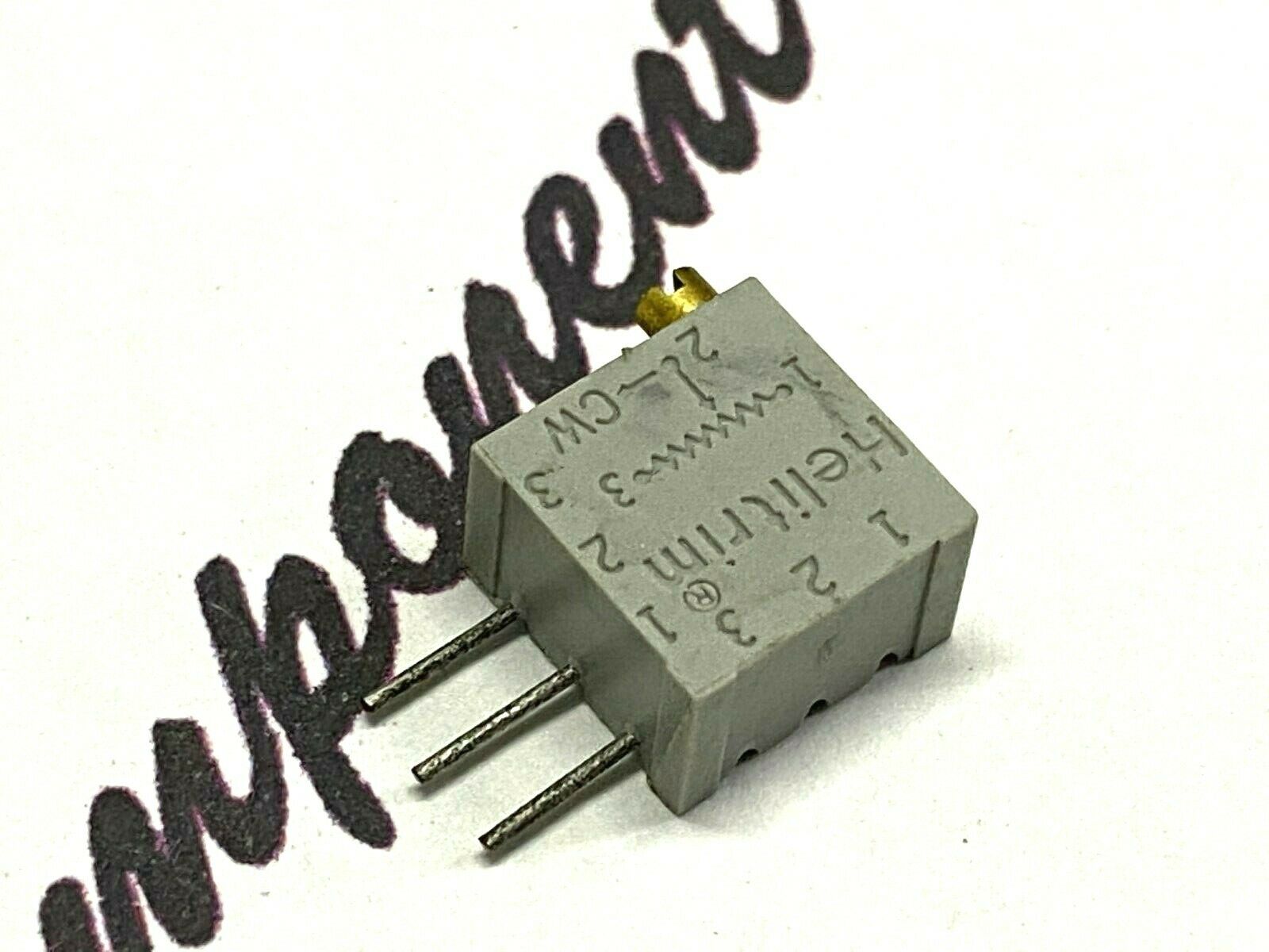 10pcs - HELITRIM 68XR500K 500K Multi-Turn Variable Potentiometer / Trimmer