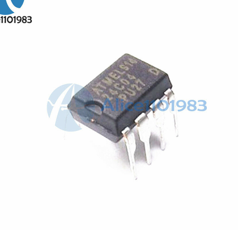 10PCS IC AT24C04 AT24C04N AT24C04N DIP-8 EEPROM 4KBIT 400KHZ