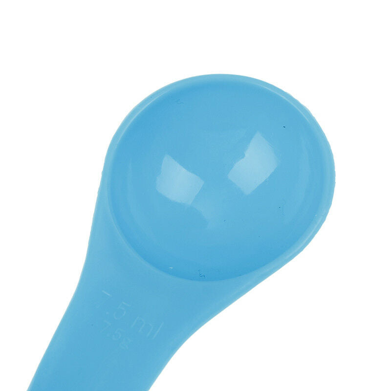 5x Plastic Measuring Spoons (1 / 2.5 / 5 / 7.5/ 15ml) Sugar Cake Baking Sp.l8
