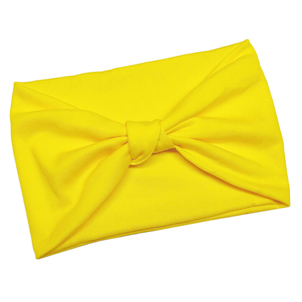 8pcs Women Sports Yoga Wide Head Wrap Headband Elastic Hair Band