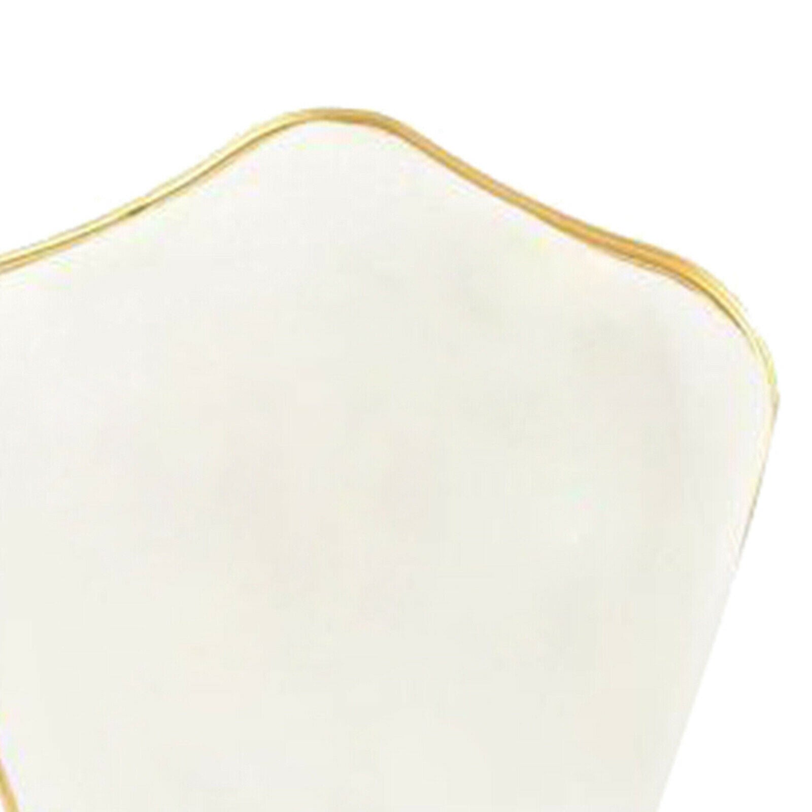 2X Velvet Necklace Bust Display Stand Pendant Chain Earring Jewelry Rack Beige