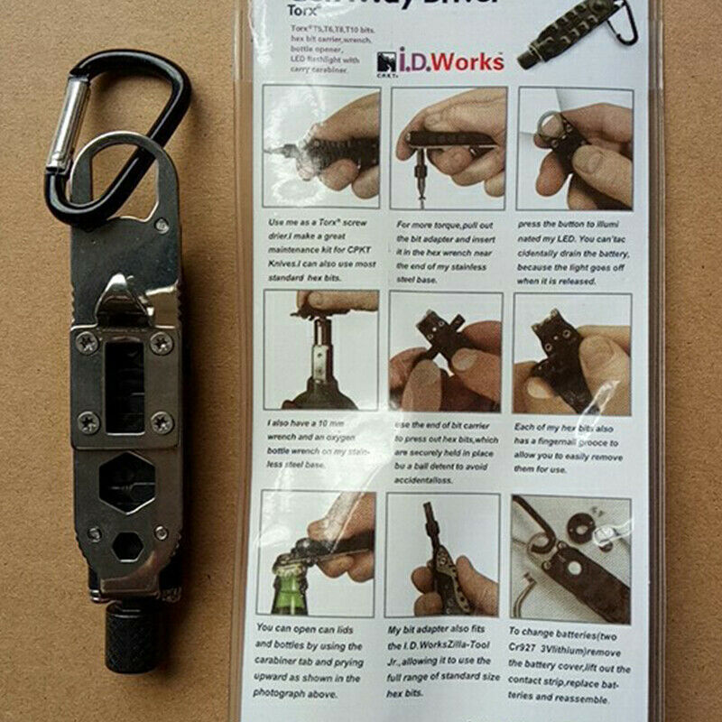 Mini Multifunctional Screwdriver Outdoor EDC Keychain Shape ScrewdriversFCA