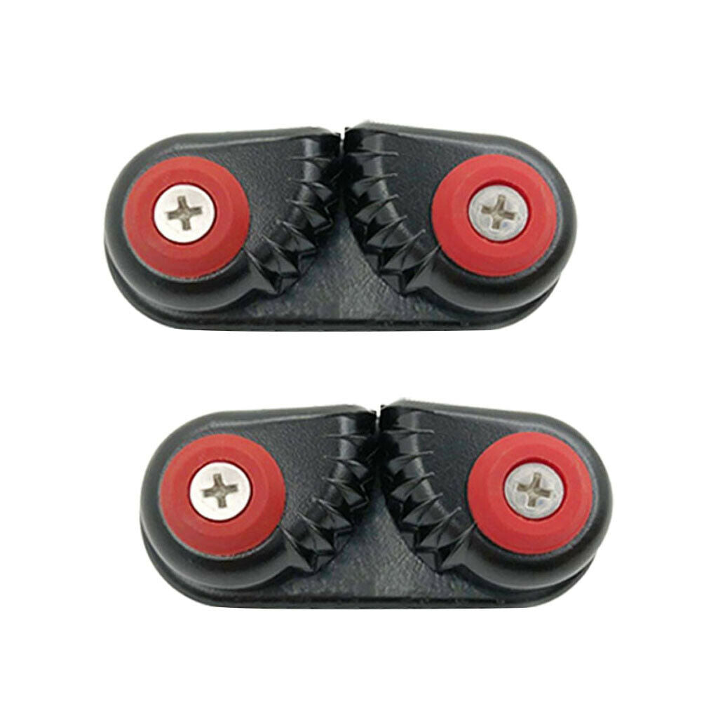 2pcs Aluminum Sailboat Cam Cleat Fast Entry Cam Cleat Kayak Anchor Cam Cleat