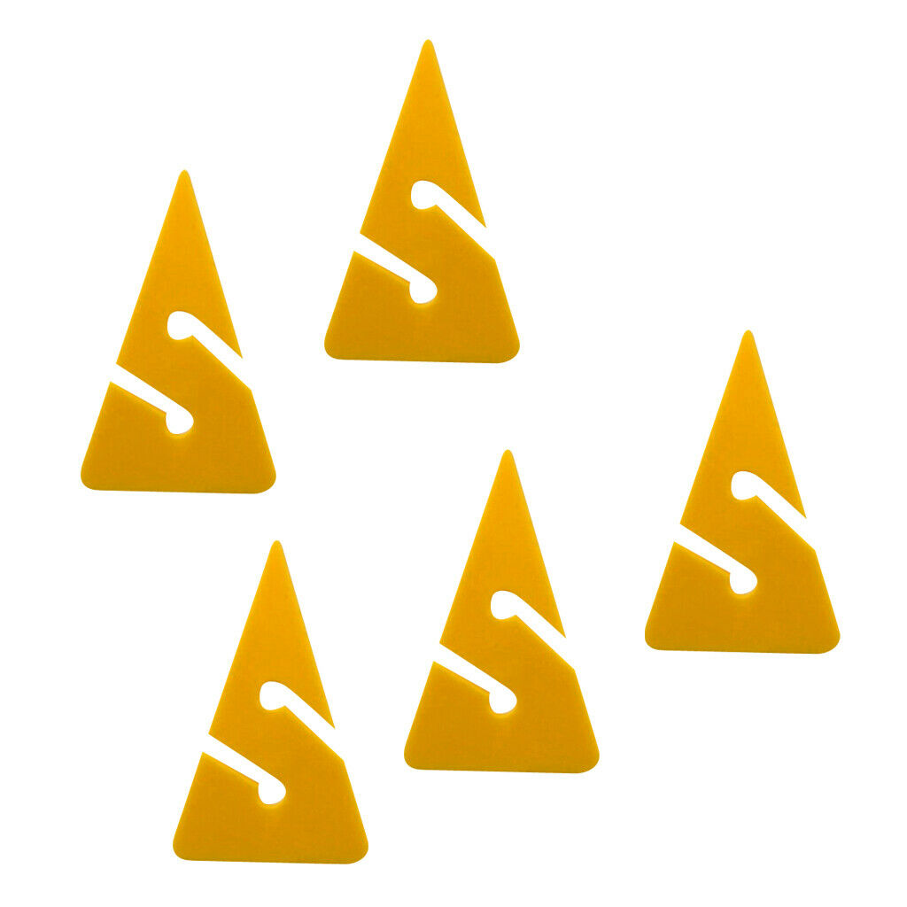 10 Pieces Triangle Shaped PVC Safety Line Rope Arrow Markers Accessories for