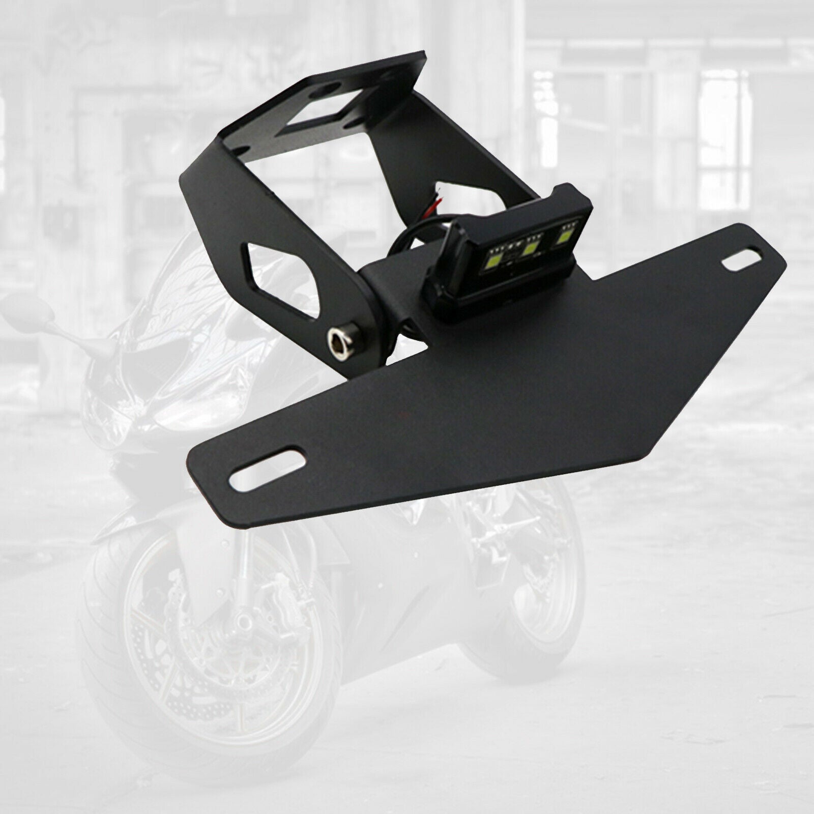 Rear License Plate Holder Bracket for Kawasaki NINJA250 Z400 19+ Replace 1pc