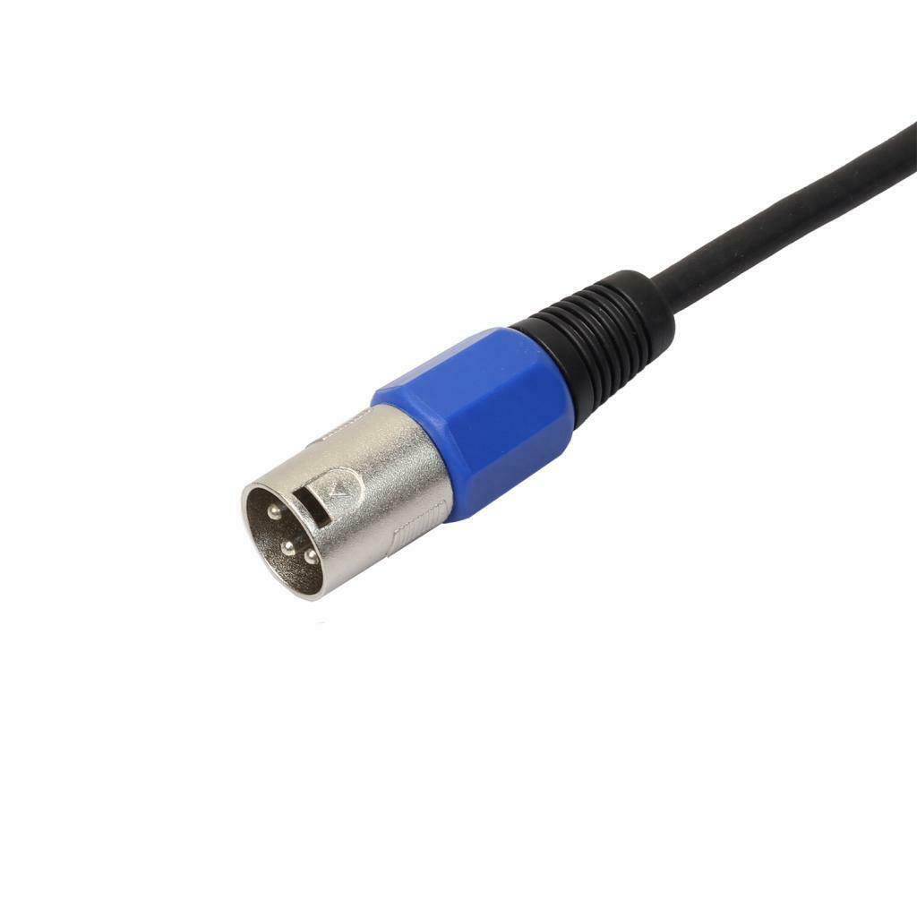 1ft 1/4'' TRS 6.35mm Male To 3 Pin XLR Male Audio Mic Extendsion Cable Cord