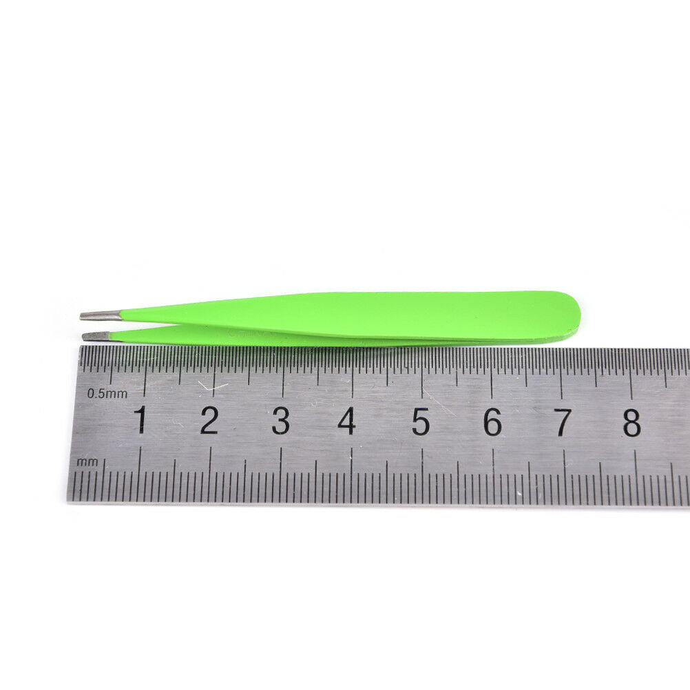 2Pcs/Set Green Hair Removal Eyebrow  Eye Brow Clips Beauty Makeup Tools.l8