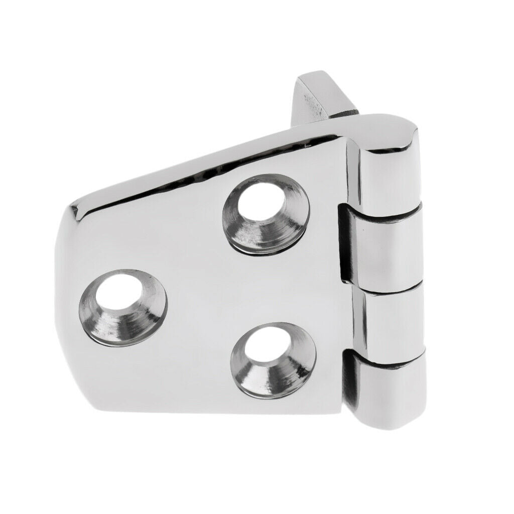 Durable Marine Door Cabin Stamp Strap Hinge 57x38mm, 316 Stainless Steel