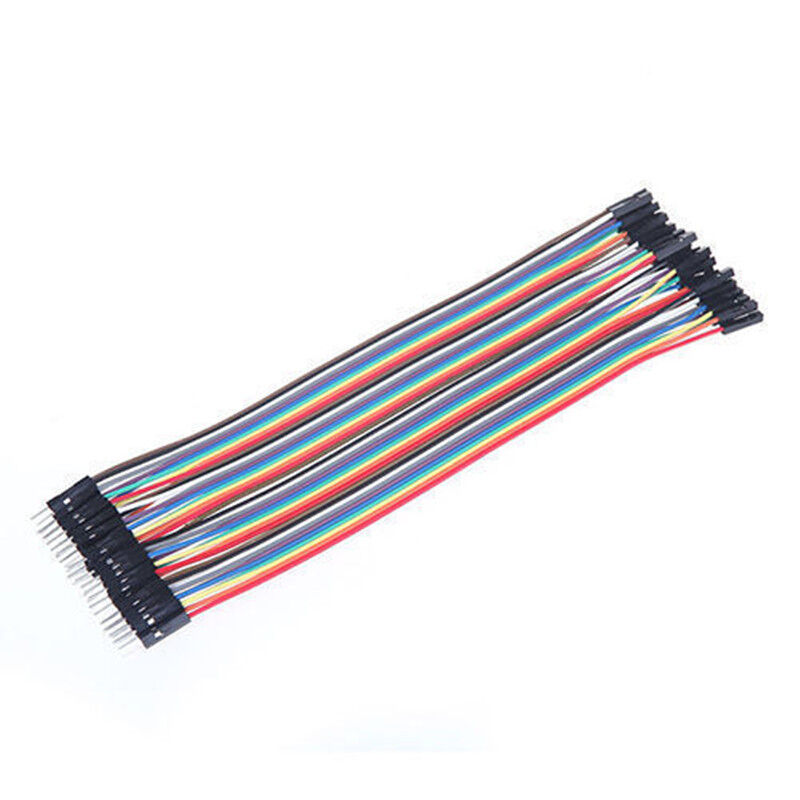 40PCS Dupont wire jumpercables 20cm 2.54MM male to female 1P-1P For Arduino