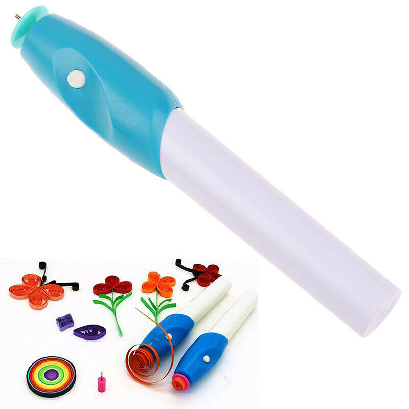 Paper Quilling Tools Slotted Electric Engraving Pens Winder Steel Curling.l8