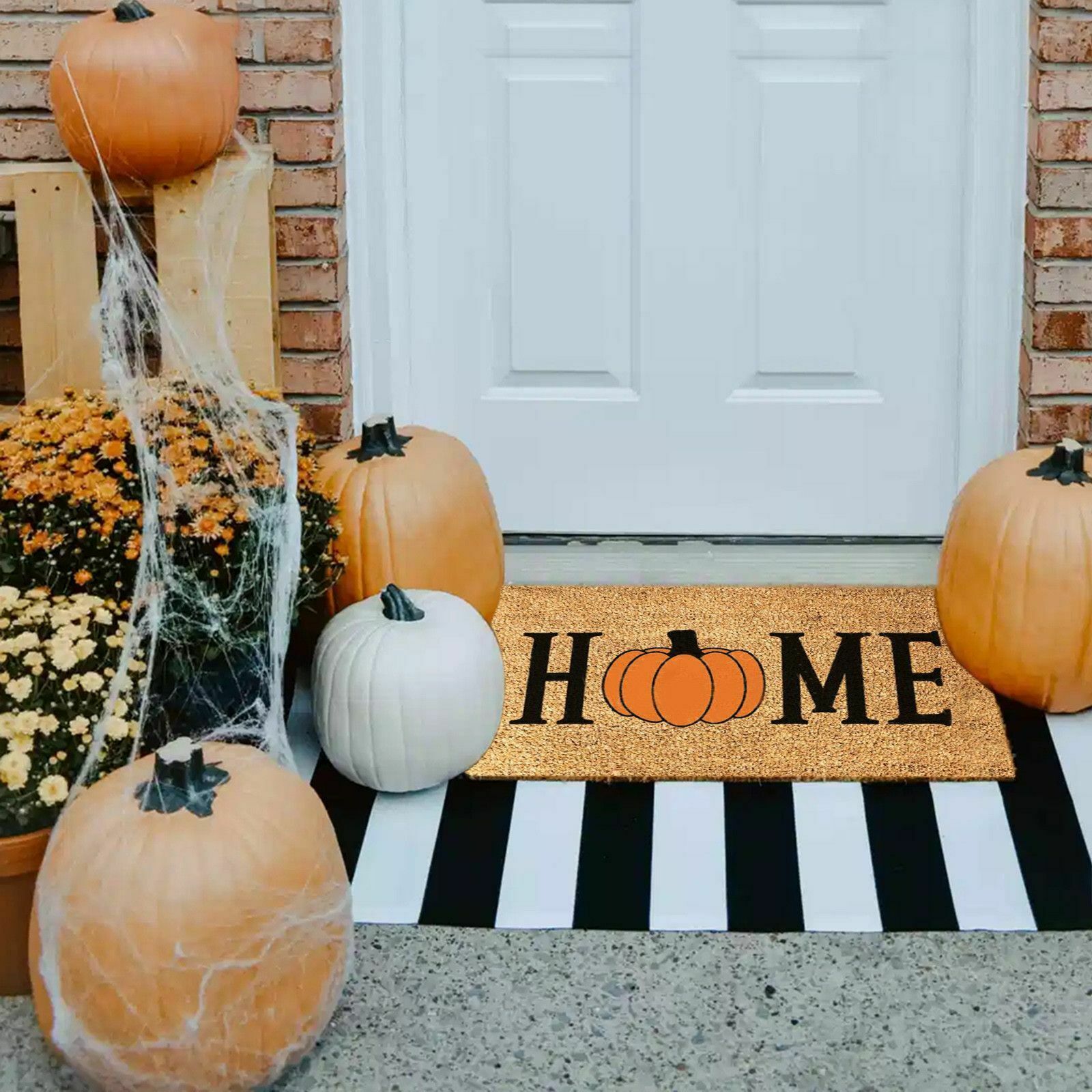Front Door Decor Door Mat Outdoor Carpet Halloween Doormat Welcome Home Blanket