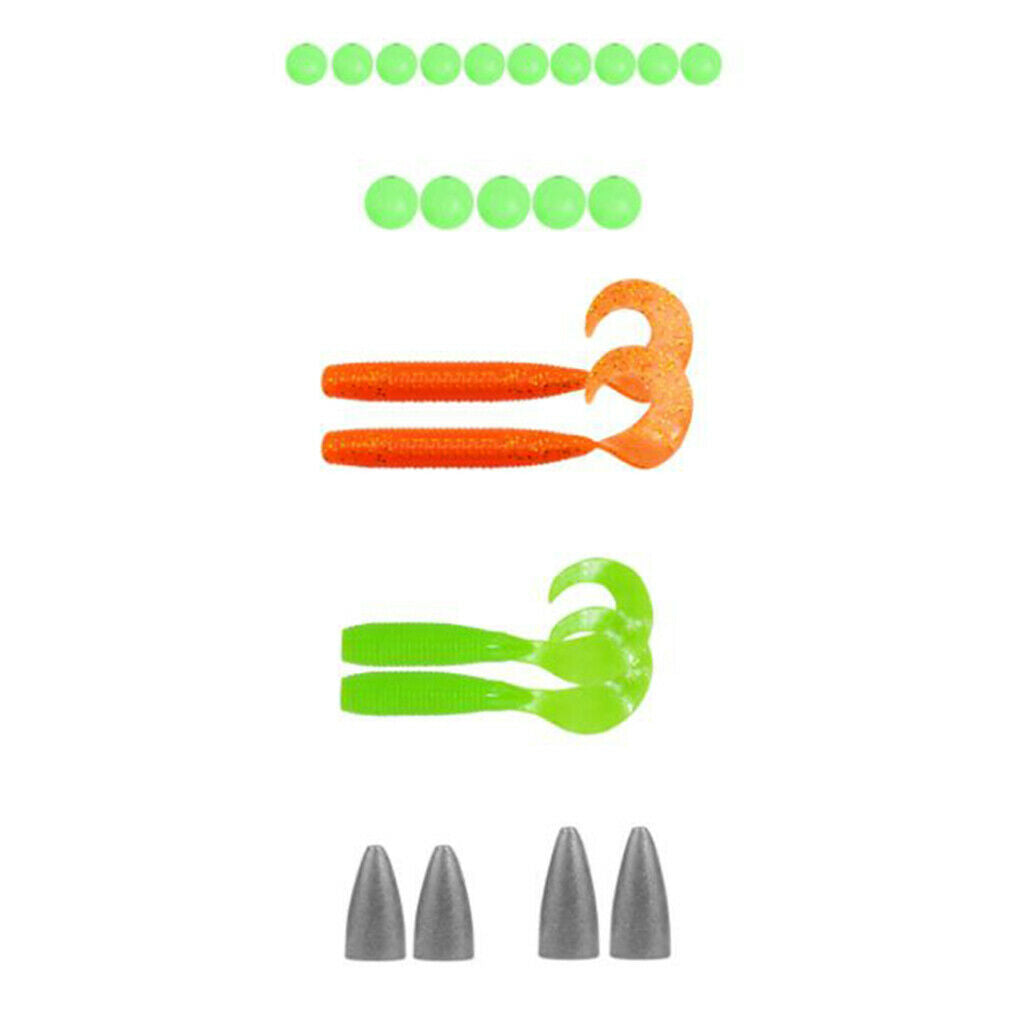 90PCS Fishing Accessories Set with Tackle Box Lures Fish Case Fishing Tool