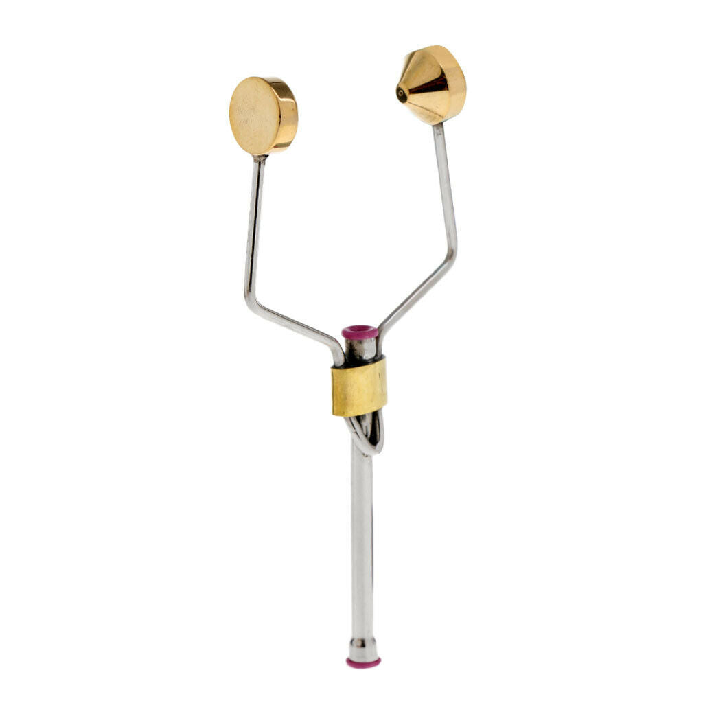 2X Fly Tying Tools Rotary Bobbins Holder Needle Holder Fishing Tool Golden