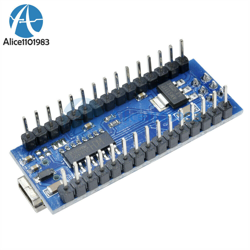 2PCS 5V 16MHz Nano V3.0 Mini USB ATmega328P-AU CH340G Driver For Arduino
