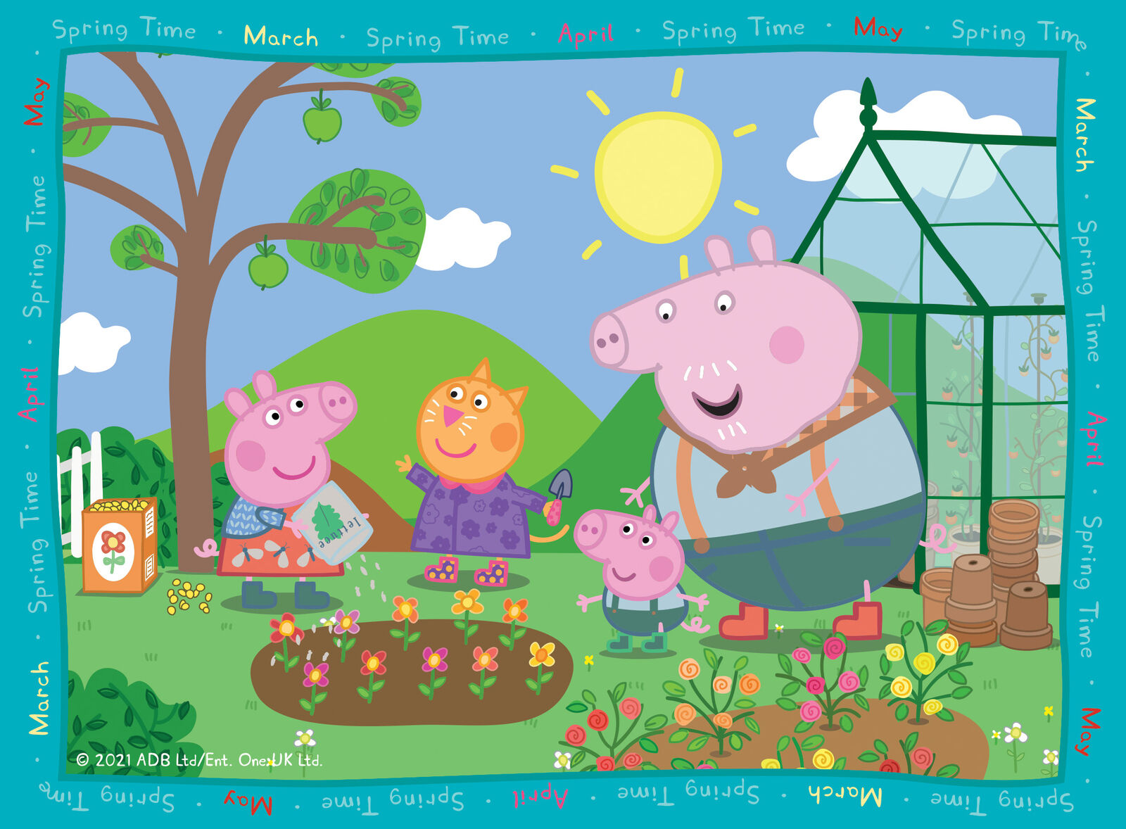 3114 Ravensburger Peppa Pig Four Seasons Jigsaw Puzzle 4 in a Box Age 3yr+