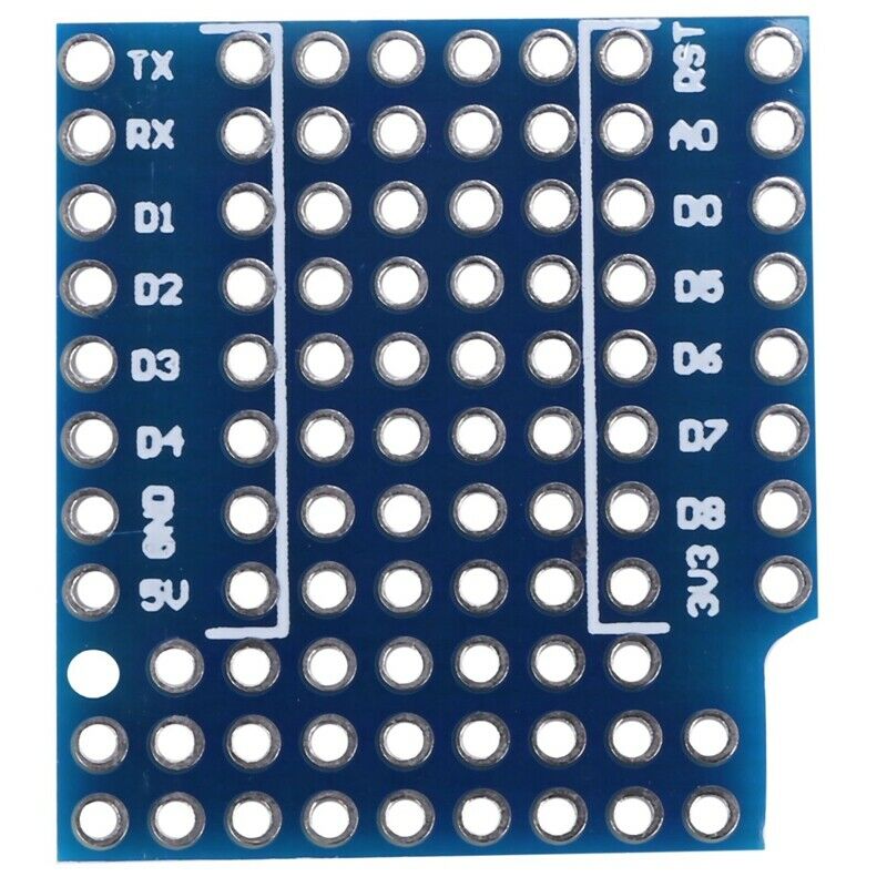 Protoboard Shield For Wemos D1 Mini Double Sided Perf Board Compatible A9B8B8