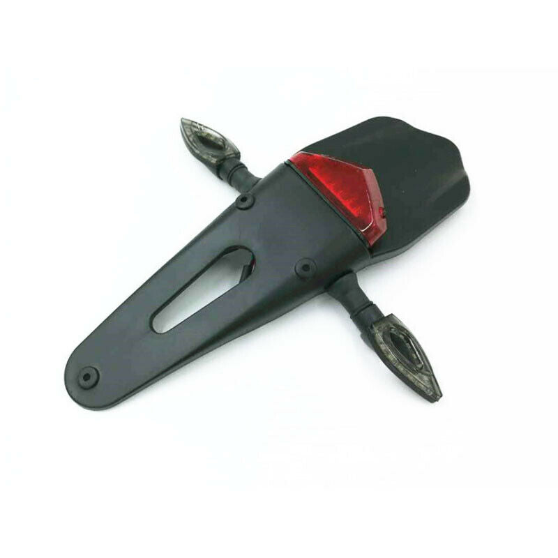 12V Smoke Motorcycle Scooter Fender Lamp LED Brake Stop Rear Tail Turn Light Kit