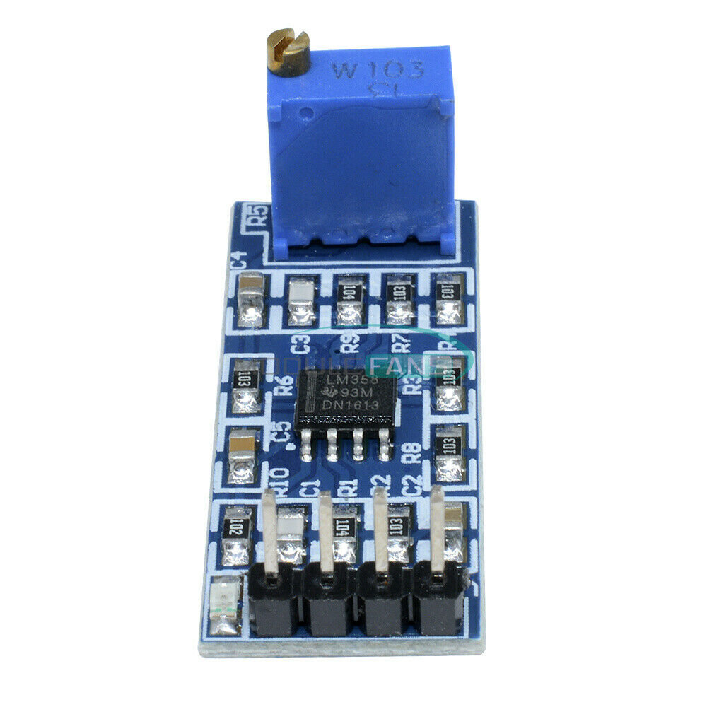 2PCS 100 times LM358 gain Signal amplification amplifier Operational Module