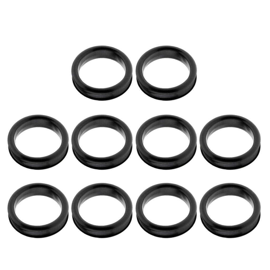 20Pcs Finger Ring Grips Inserts for Barber Hairdressing Shear Scissors