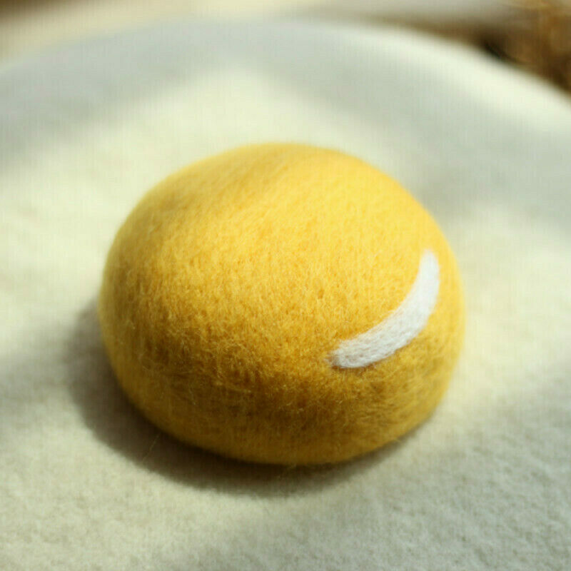 Women's Beret Cap Painter Hat Lolita Wool Blend Fried Egg Style Handmade Thermal