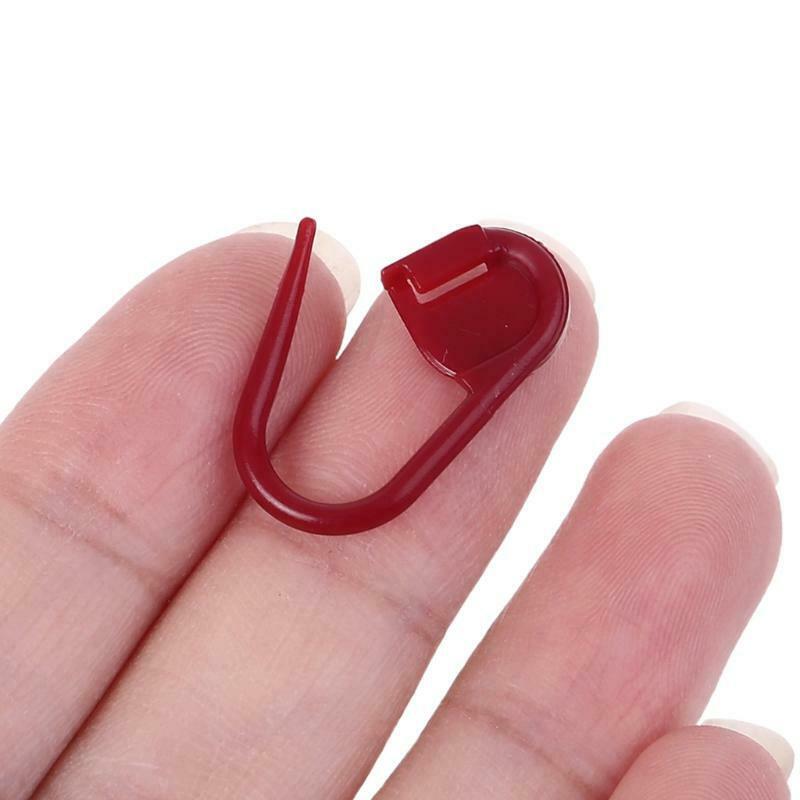 1 Set Metal Large-Eye Sewing Needles Knitting Stitch Counter Locking Marker Kit