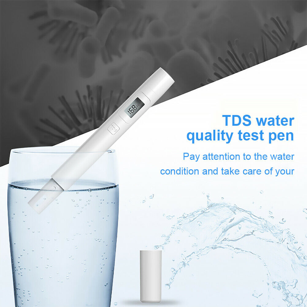 Digital Pen Water Quality TDS Meter Tester 0-9990 ppm Water Purity Monitor @