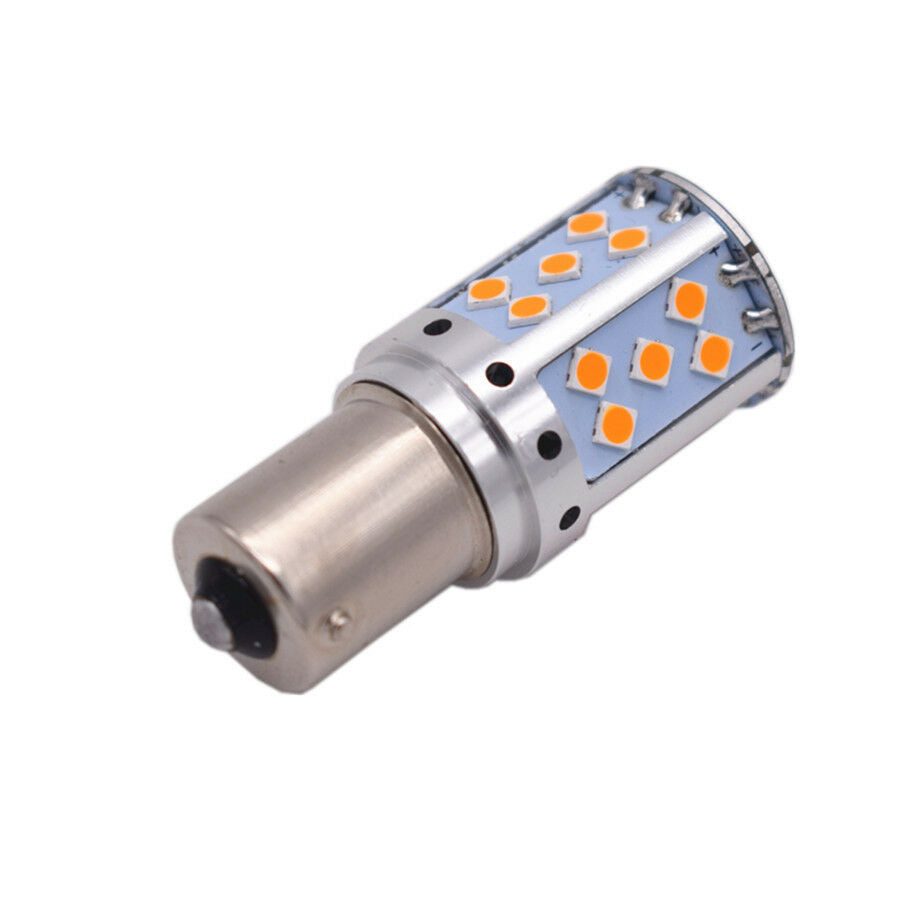 2Pcs 21W High Power Amber BAU15S 7507 PY21W LED Bulbs For Car Turn Signal Lights