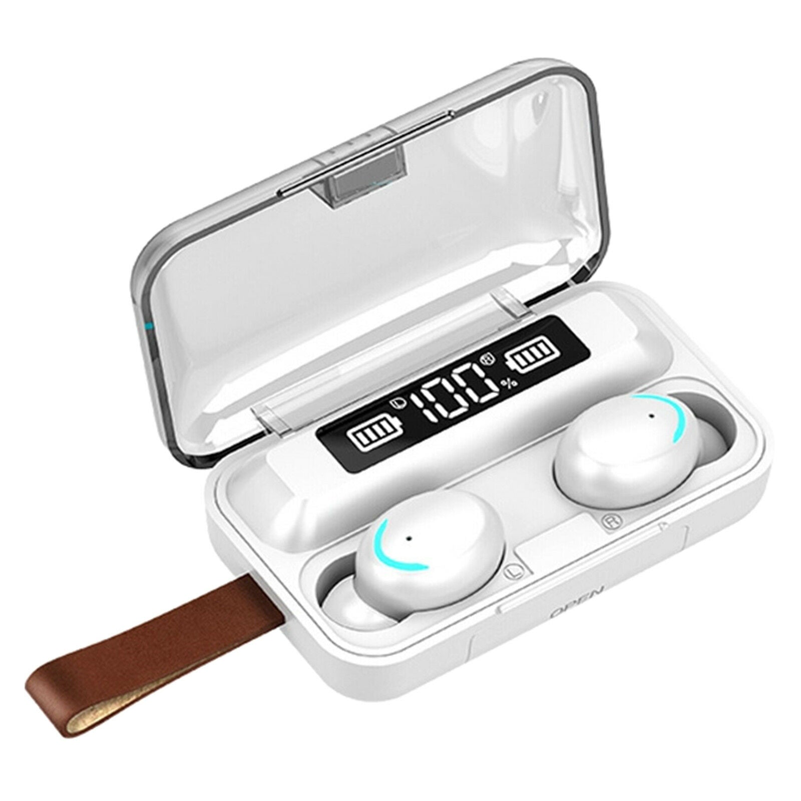 New Wireless Headphones Earphones 9D Stereo Sound Earbuds Earpiece with Mic