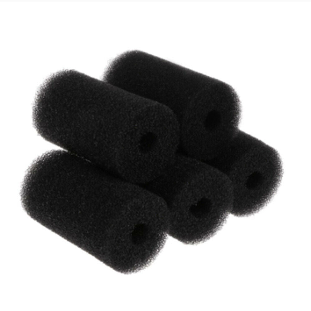 5pcs Sponge Aquarium Filter Protector Cover For Fish Tank Inlet Pond Black Foam