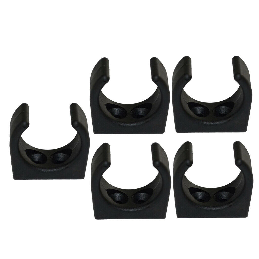 5pcs  Boat Marine Hook Clips Boat Hook Push Pole Clips 32mm Dutrable Boat