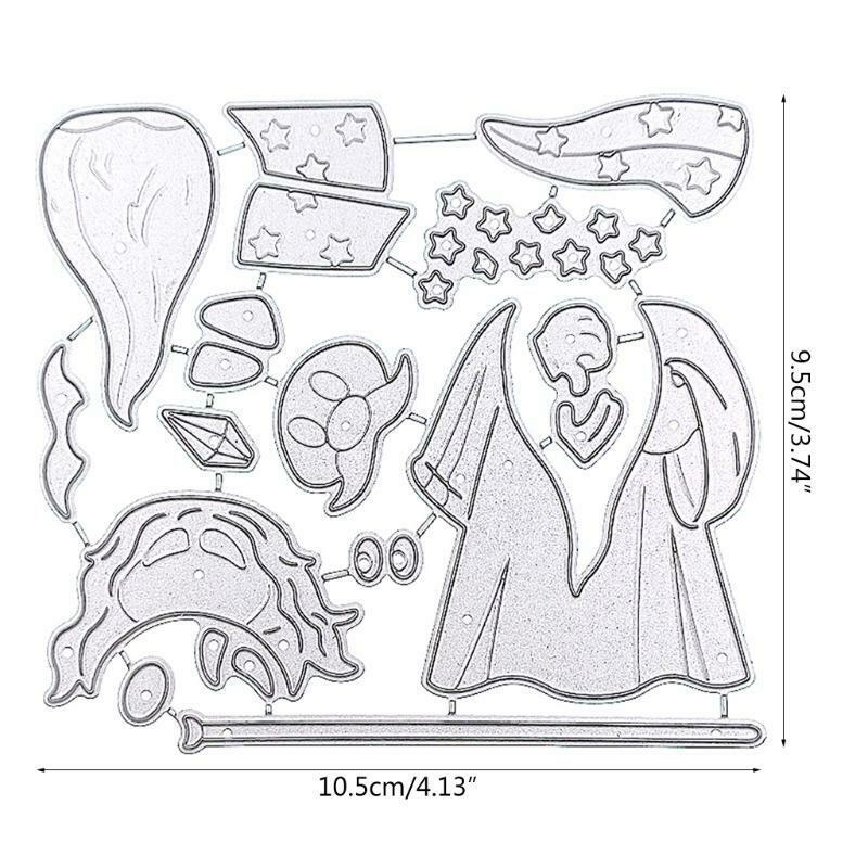 Santa Metal Cutting Dies Stencil DIY Scrapbooking Album Paper Card Template Mold