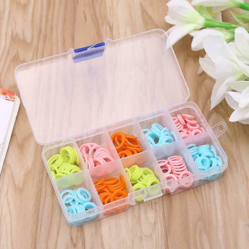 240pcs Round Knit Knitting Marking Circles Rings Markers Crochet Stitch DIY Tool