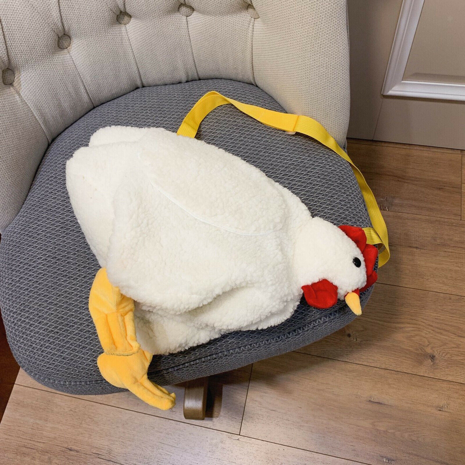 Women cute plush cross body bag shoulder bag tote cartoon rooster