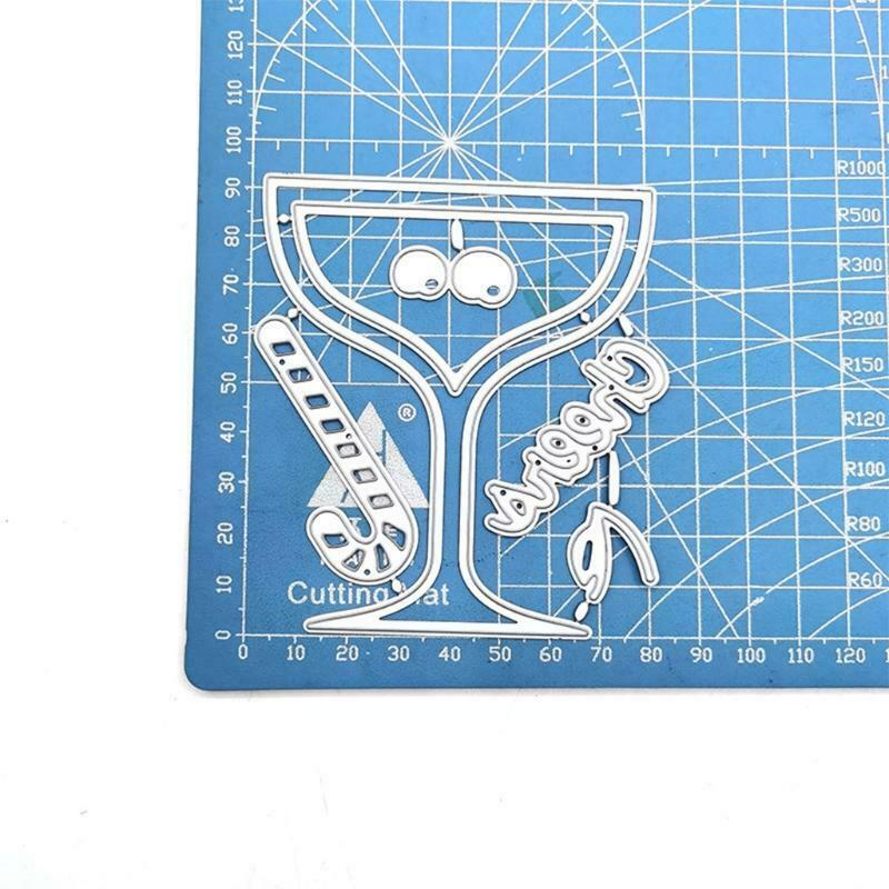 Juice Cup Metal Cutting Dies Stencils DIY Scrapbooking Album Paper Card Template