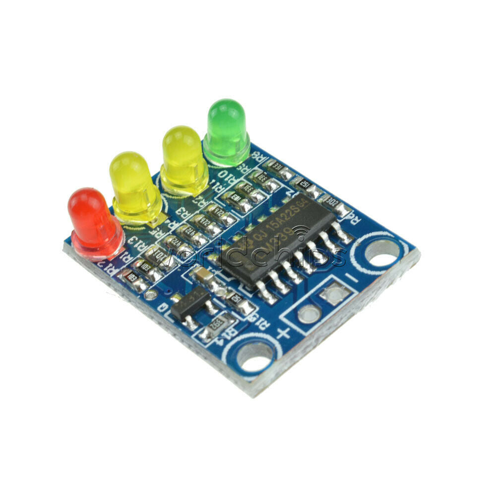 Battery Level Indicator 4 LED Onboard 12V Power Supply Voltage Detection Module