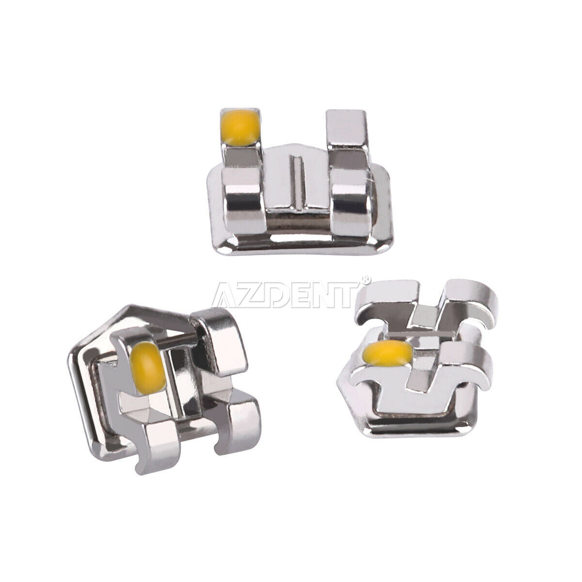50 x Dental Orthodontic Metal Brackets Braces Mini Roth Slot.022 3-4-5 Hooks