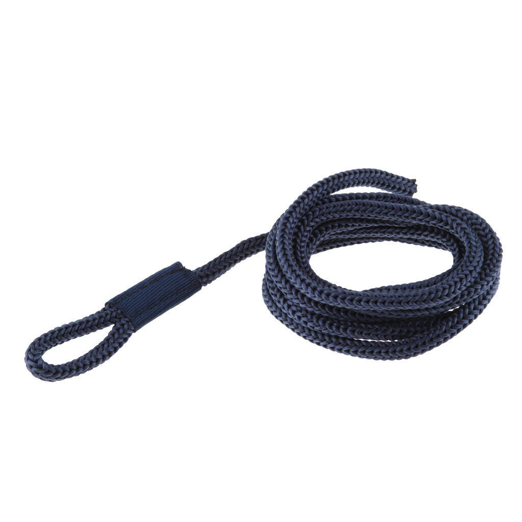 Blue Double Braid 1/4 INCH X 5 FT Boat BUMPER  LINES Marine Docking Rope