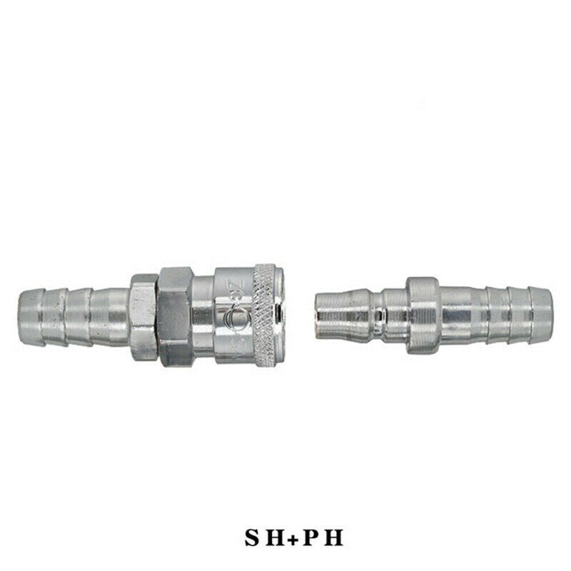8â€ SH+PH Air Compressor Fuel Line Hose Quick Release Disconnect Coupling Kit Set